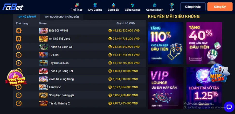 Bước 4: Bắt đầu chơi game bài tại 365 ok
